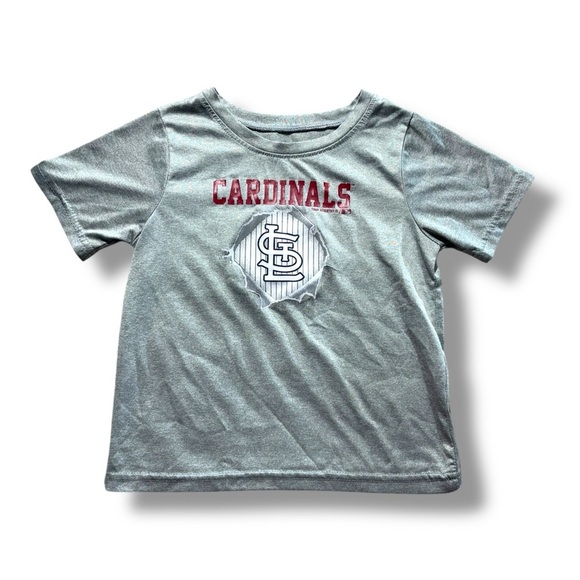 St. Louis Cardinals Gray Polyester Shirt size 4t - Picture 1 of 7